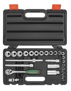 Набор головок Super Tech 3/8 DR, 26 предметов, Jonnesway S68H3126S фото 2