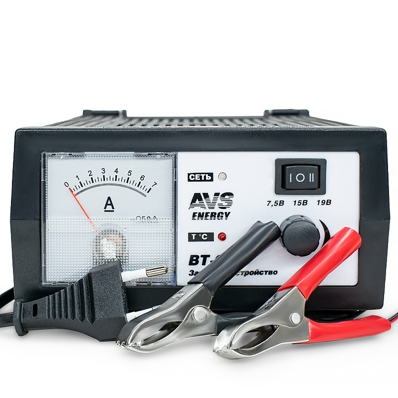 ЗарядноеустройстводляавтоимотоаккумуляторовAVSBT-6020(7A)6V/12V